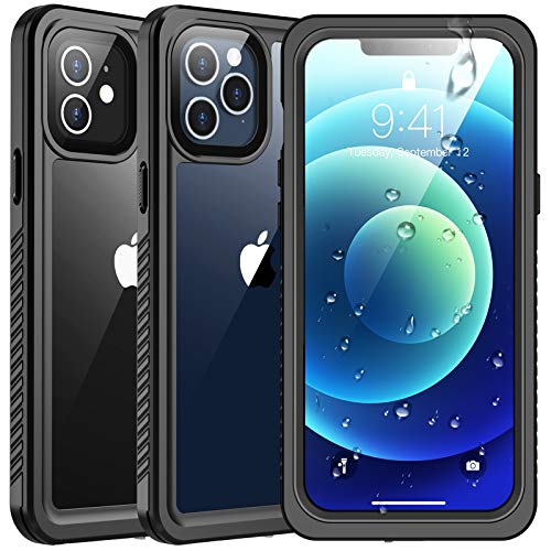 SPIDERCASE Waterproof Case Compatible with iPhone 12 /Compatible with iPhone 12 Pro...