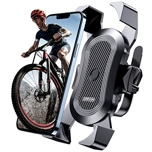 JOYROOM Bike Phone Mount, Motorcycle Phone Mount, Secure Lock & Bicycle Cell Phone Holder...
