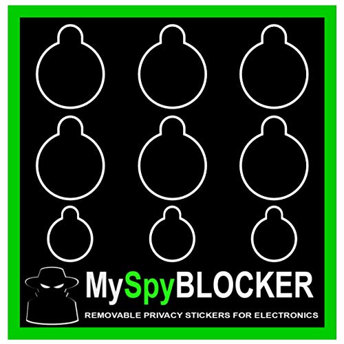 MySpyBlocker Webcam Cover / Camera Lens Covers for Online Privacy! Removable & Reusable....