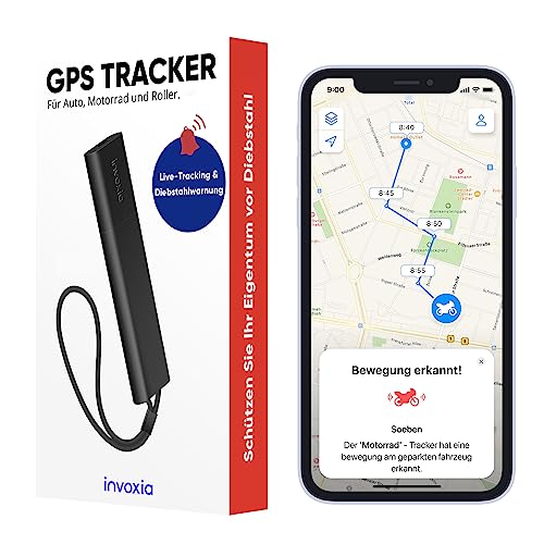 Invoxia GPS PRO Tracker - Real-time Location - 2-Year Subscription Included - for Cars,...