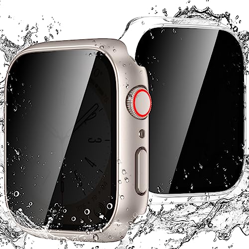 Goton Waterproof Privacy Case for Apple Watch Series 9 8 7 6 5 4 SE Ultra 40mm 44mm 41mm...