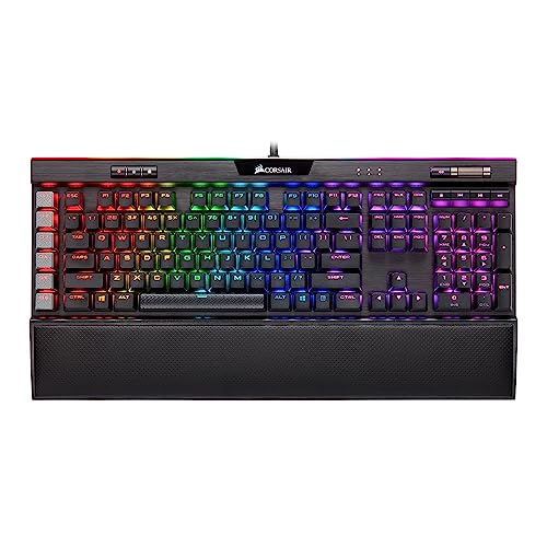 Corsair K95 RGB PLATINUM XT Mechanical Wired Gaming Keyboard - Cherry MX Speed Switches -...