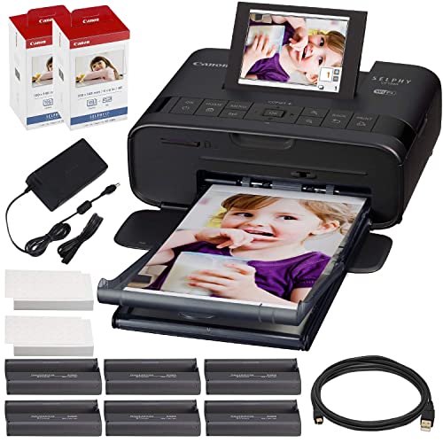 Canon SELPHY CP1300 Wireless Compact Photo Printer with AirPrint and Mopria Device...