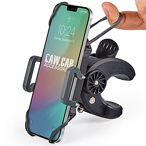 Bike & Motorcycle Phone Mount - For iPhone 14 (13, Xr, SE, Plus/Max), Samsung Galaxy S22...