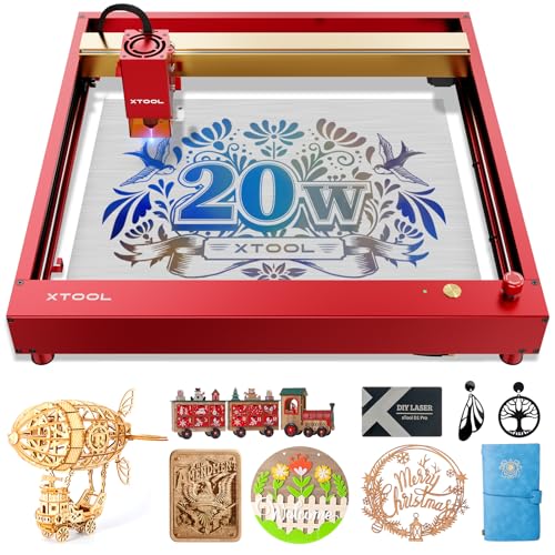 xTool D1 Pro 20W Laser Engraver, Laser Cutter and High Accuracy Laser Engraving Machine...