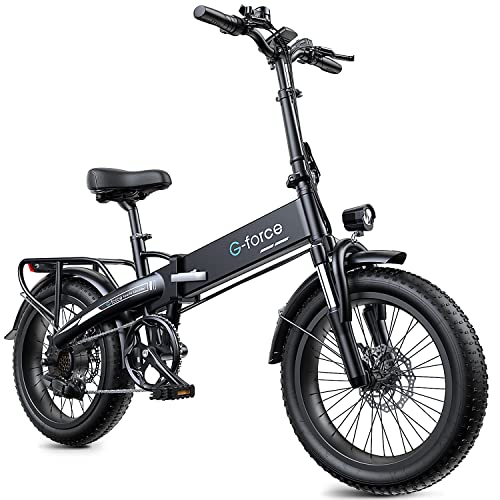 G-Force T42 Electric Bike for Adults Foldable 20'x4.0' Fat Tire,48V 20A Removable...