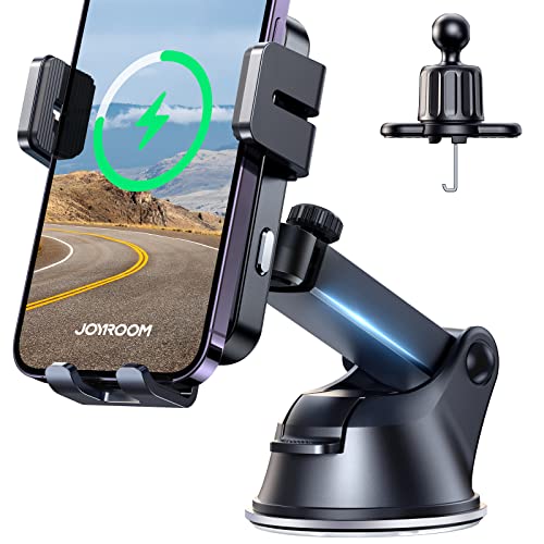 JOYROOM Wireless Car Charger,15W Qi Fast Charging Car Charger Phone Holder Mount,...