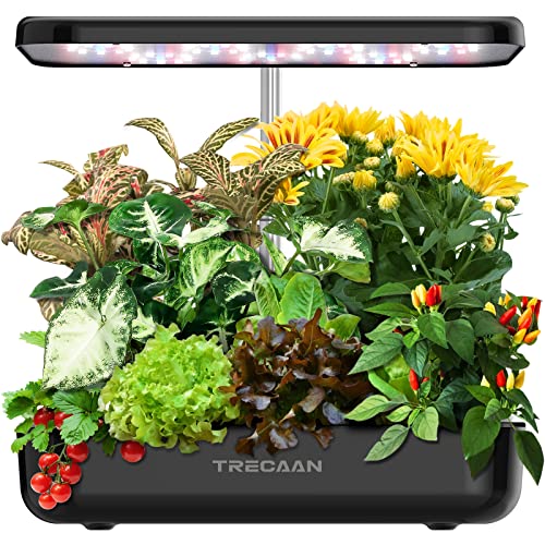 Trecaan Hydroponics Growing System 12 Pods Indoor Garden, Smart Herb Garden Kit with 36W...