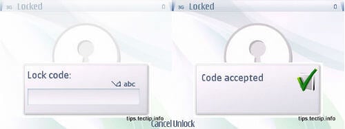 How to Lock Nokia E71 with Passcode  - 26