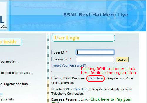 A perfect guide to register on BSNL broadband North West  - 50