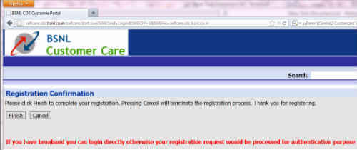 A perfect guide to register on BSNL broadband EW  - 45