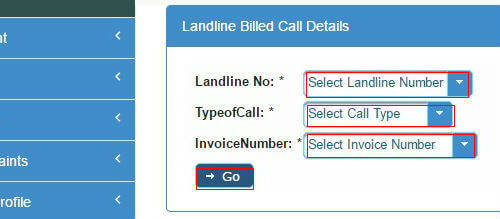 How to check BSNL Landline Call Details Online  - 3