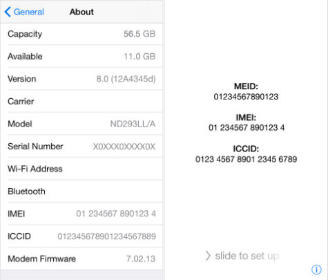 iphone 5 and 6 serial number
