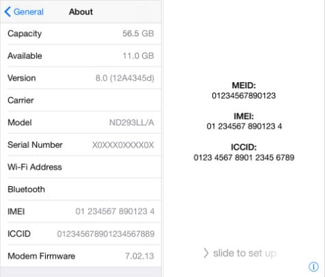 How to find iPhone Serial Number and IMEI?