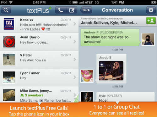 10 Apps For Free Sms Text Messaging From Iphone Android Mashtips