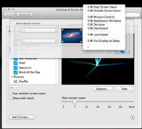 what are the best setting for sleep and screen saver mac