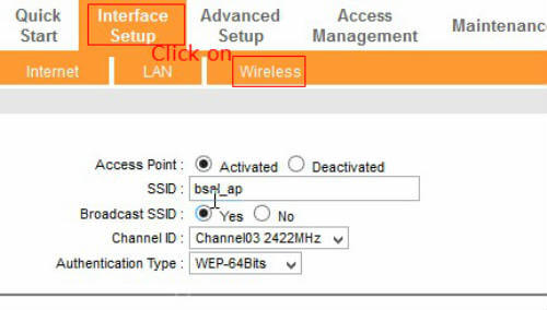 connect to BSNL broadband modem by wireless - 66