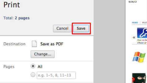 Convert Web Page to PDF using Google Chrome - 80