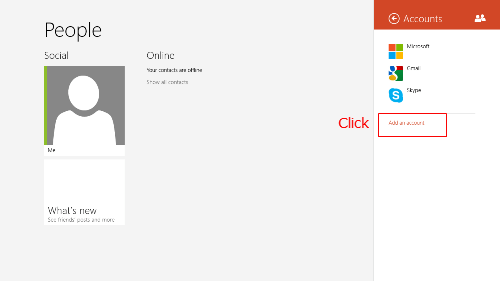 Facebook account to Windows 8 People app - 41