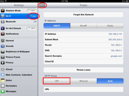 How to resolve amazon instant video http proxy error on iPad - 18