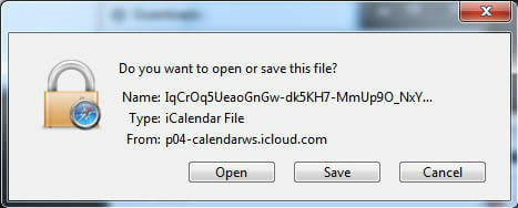 iCal-Save-File