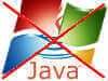 Disable Java Windows