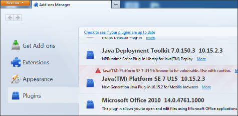 firefox enable java plugin