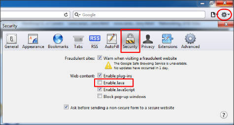 How to Disable Java on Chrome  Firefox  Safari and IE  - 91