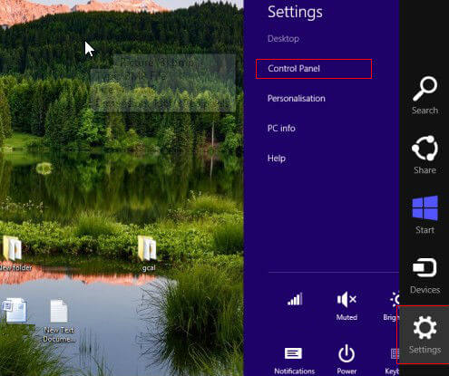 Methods to Access Control Panel in Windows 8 - 61