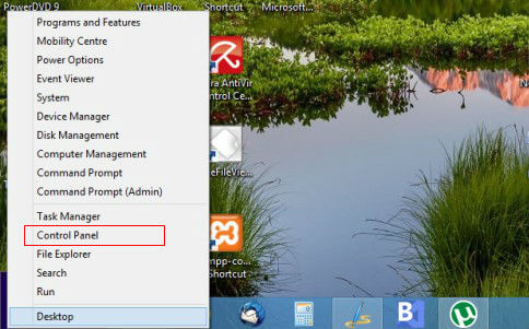 Methods to Access Control Panel in Windows 8 - 10