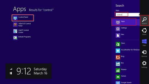 Methods to Access Control Panel in Windows 8 - 6