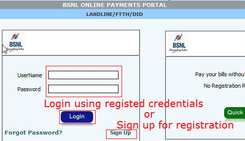 Pay BSNL Bills Online from Home  - 19