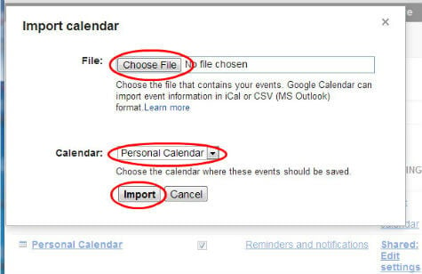 How to Import Calendar to Google from iCloud or OutLook  - 90