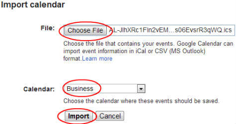 Export iCloud Calendar to Google Calendar - 92