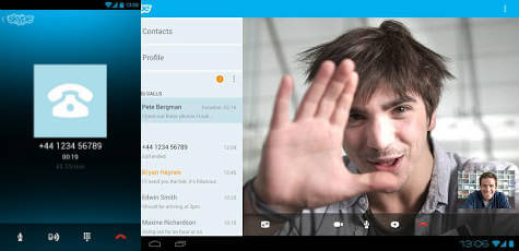 yahoo messenger for android tablet with video call