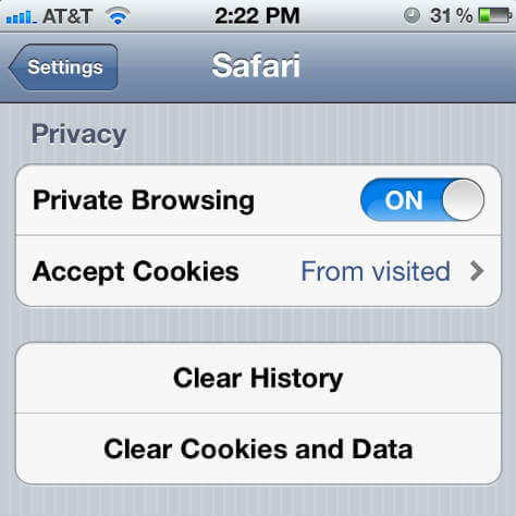 iphone-clear-browsing