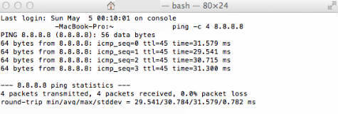 How to Ping from MAC - 53