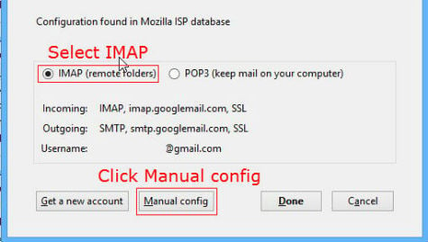 gmail imap thunderbird