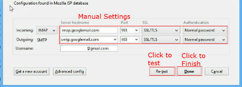 Access Gmail IMAP account in Email Clients like Thunderbird - 5