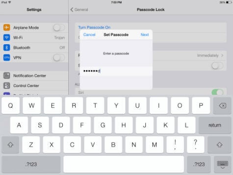 Protect your iPhone and iPad with Strong Alphanumeric Passcode Lock - 26