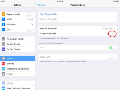 Protect your iPhone and iPad with Strong Alphanumeric Passcode Lock - 55