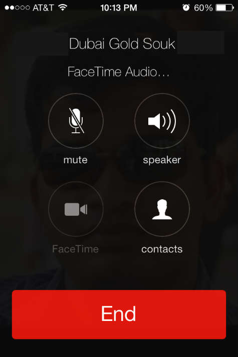 Appel audio international FaceTime gratuit