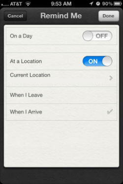 iPhone Location Based Reminder for Your To Do List - 34