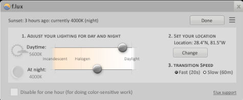 Night Shift Feature Windows