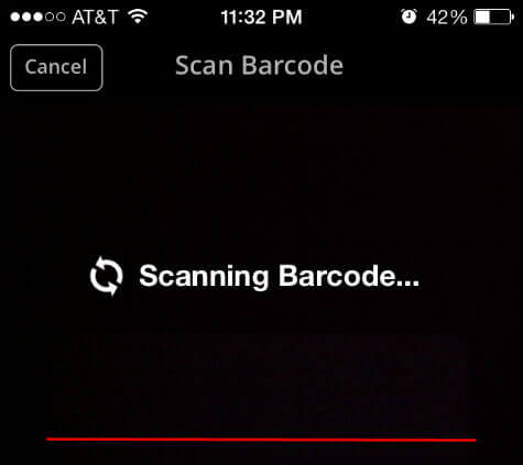 iphone barcode scanner