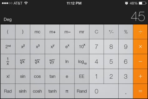 iphone sci calc