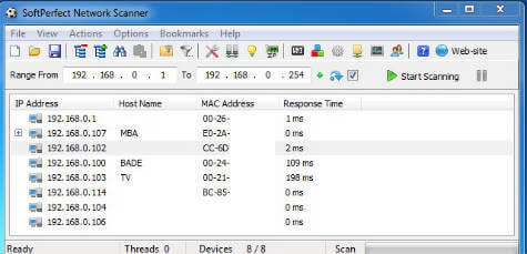 softperfect nw scanner