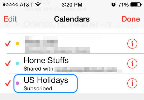 How to Add Country Holiday Calendar on iPhone iPad - 12