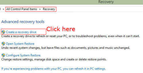 Create a System Recovery Drive for Windows 8 1 - 58