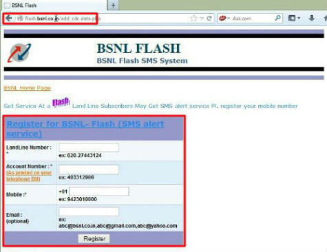 BSNL Online Bill